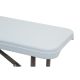 9. FOLDING CATERING BENCH 183X28X43CM WHITE