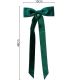 19. GREEN DECORATIVE BOW 2x19x48CM 4PCS MICA