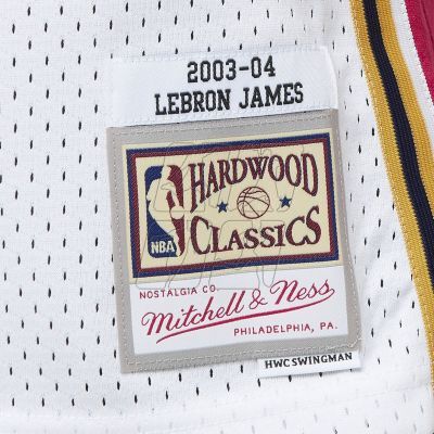 6. Mitchell &amp; Ness NBA Swingman Jersey Cavaliers 03 Lebron James M SMJYCP19209-CCAWHIT03LJA