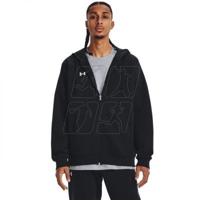 3. Under Armor Rival Fleece FZ Hoodie M 1379767 001