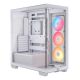 2. Corsair 3500X RSR ARGB Tempered Glass Mid-Tower Case, White