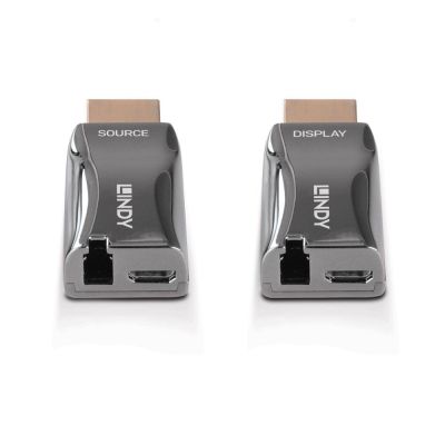 6. Lindy 38392 AV Extender AV Transmitter and Receiver Dark Gray