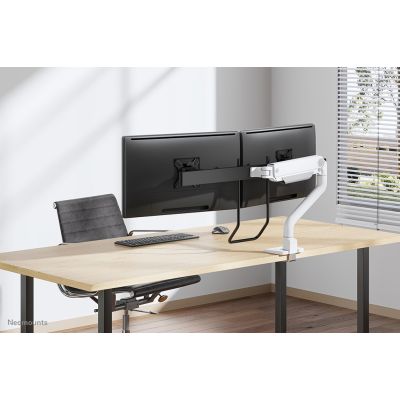 9. Neomounts DS75S-950WH2 Monitor Holder/Stand for 81.3 cm (32") Monitors, Desk, White