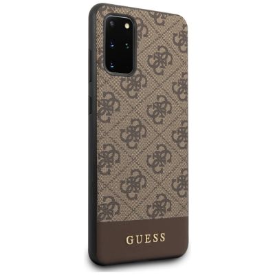 5. Guess 4G Stripe Collection Samsung Galaxy S20 + case - brown