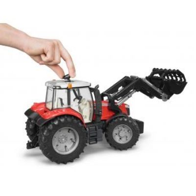 7. BRUDER Massey Ferguson 7624 with frontloader