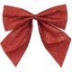 5. RED DECORATIVE BOW 10x12CM 6PCS MICA