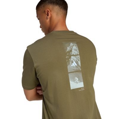 5. Men's adidas Outdoor Mountain Biking Graphic T-shirt olive KB2537
