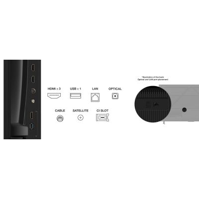 15. TCL 65P69K LED TV 65'' 4K Ultra HD Google TV Dolby Atmos DVB-T2 Black