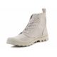4. Palladium Pampa Hi Skin U 74379-155-M White Cap Gray shoes
