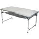 3. FOLDABLE CAMPING TABLE 120x60x70/62/55CM 4 CHAIRS AND SHELF