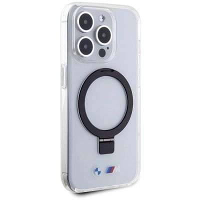 4. BMW Ring Stand M Collection MagSafe Case for iPhone 15 Pro - Clear