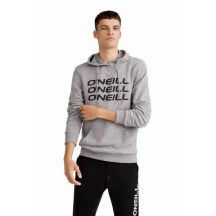 O'neill men's sweatshirt with kangaroo pocket, Triple, fashionable gray