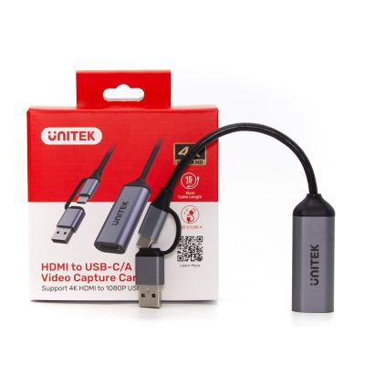 8. UNITEK USB-C/A Streaming Card, 4K HDMI 1.4B