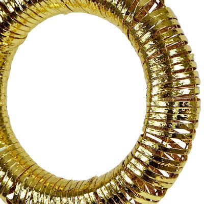 2. DECORATIVE WREATH TIRE 30LED 40CM GOLD