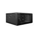 2. Lanberg WF01-6604-10B single-section cabinet (4U; 280mm / 600mm / 600 mm; wall-mounted; Glass; 19''; black)