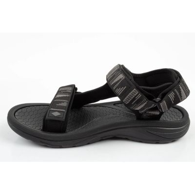 3. Lee Cooper men's shoes with velcro straps for summer beach sandals, lightweight black