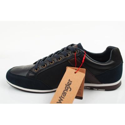 3. Wrangler men's shoes sneakers Rhys navy blue fashionable shoes