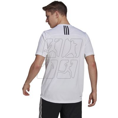 4. Adidas Primeblue Designed to Move M GM2135 T-shirt