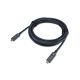 2. Equipped with USB-C M/M 10m PD 60W 4K/60Hz 10Gbps Active Optical Cable Video+Data+PD