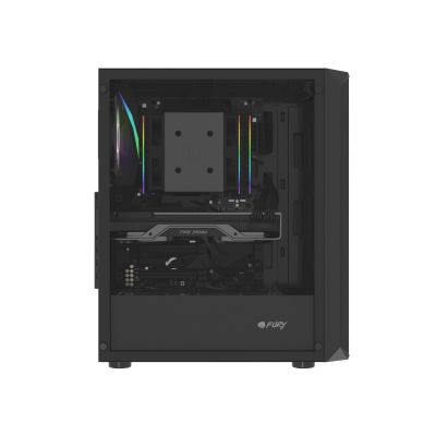 44. FURY COMPUTER CASE FURY SHOBO RGB MIDI TOWER WITH WINDOW BLACK