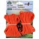 3. TOURIST ROPE TENSION FOR TENTS 2 PCS 10M ORANGE CAMP ACTIVE