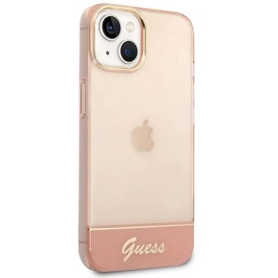 4. Guess GUHCP14MHGCOP iPhone 14 Plus 6.7 "pink / pink hardcase Translucent
