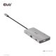14. CLUB3D CSV-1594 USB 3.2 Gen 1 (3.1 Gen 1) Type-C Docking Station Black, Gray