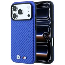 BMW M Carbon Printed Ring MagSafe Case for iPhone 17 Pro / 18 Pro - Blue