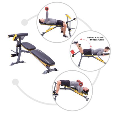 8. HMS LS3061 Barbell Bench