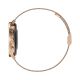 4. VELTORI VT310-1 Women's Smartwatch Gold Bracelet + Pink Silicone Strap