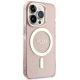 4. Guess GUHMP14LHCMCGP iPhone 14 Pro 6.1" pink/pink hardcase Glitter Gold MagSafe