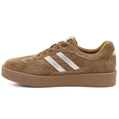 8. Women's leather sneakers on a camel platform S.Barski LR62-7107