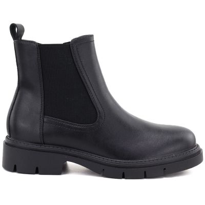 2. Women's leather ankle boots, black Sergio Leone BT-01-S