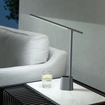 11. Baseus Smart Eye wireless LED desk lamp with battery 2200 mAh gray (DGZG-0G)