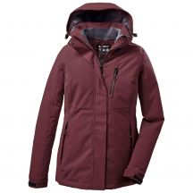 Killtec KOW 170 WMN JCKT women's hooded coat burgundy (38030/445)