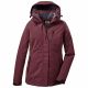 Killtec KOW 170 WMN JCKT women's hooded coat burgundy (38030/445)