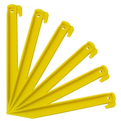 8. TENT PEGS 22 CM SET 6 PCS PLASTIC ENERO CAMP
