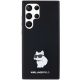 3. Karl Lagerfeld Silicone Choupette Metal Pin case for Samsung Galaxy S24 Ultra - black