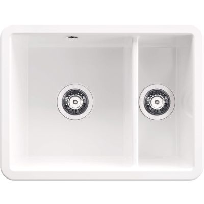 1.5-Bowl Ceramic Kitchen Sink