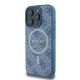 2. Guess 4G Ring Classic Logo MagSafe iPhone 16 Pro Case - Blue