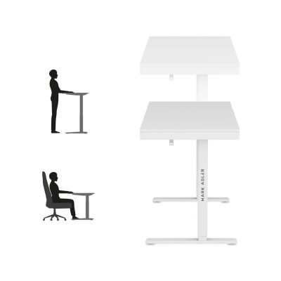 8. MA-Leader 8.2 White Electric Desk