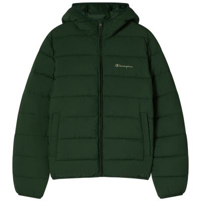 2. Champion Hooded Jacket Men's Green 221548 GS586
