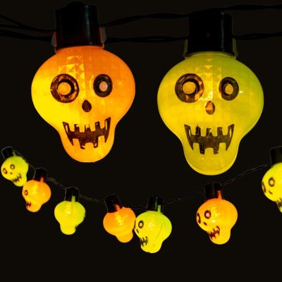 3. HALLOWEEN SKULL GARLAND 10LED