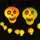 3. HALLOWEEN SKULL GARLAND 10LED