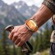4. Tech-Protect Nylon Pro Strap for Huawei Watch Fit 3/4/4 Pro/5/5 Pro - Orange