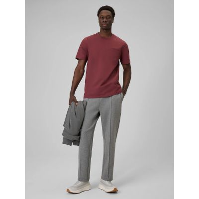5. Men's regular plain T-shirt 4F 4FRSS26TTSHM3637-60S