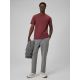 5. Men's regular plain T-shirt 4F 4FRSS26TTSHM3637-60S