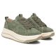 4. Filippo DP7959 green leather platform sneakers