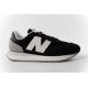 2. New Balance 237 Men’s Black Leather Sneakers