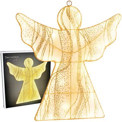 DECORATIVE ANGEL FOR HANGING 48CM 236LED